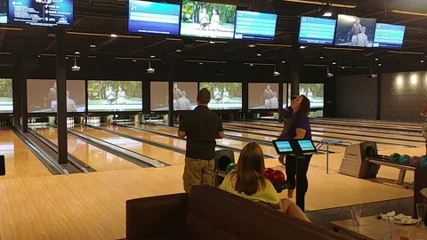 Bowling Underhand - TVs Stock Footage 92261949