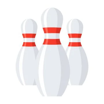 Bowling Vector Icon Stock Illustration