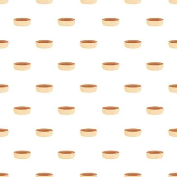 Bowls of warm soup seamless pattern background Illustrazione stock