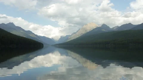 Bowman Lake Stock Footage 229649294