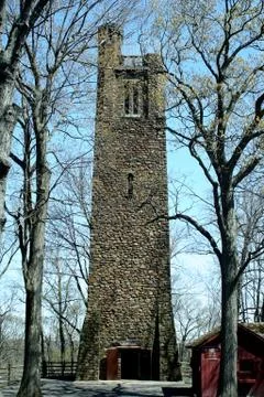 Bowman's hill tower Stock Photos