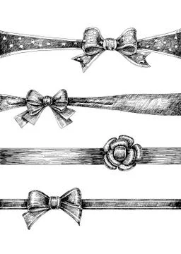 Bows Stock Illustration