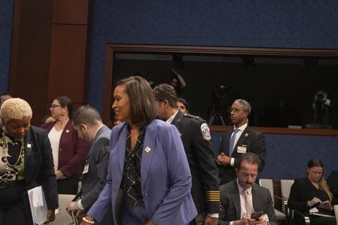 Bowser and Mendelson testify on Oversight of the District of Columbia 写真素材