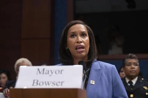 Bowser and Mendelson testify on Oversight of the District of Columbia 写真素材