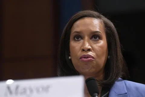 Bowser and Mendelson testify on Oversight of the District of Columbia 写真素材