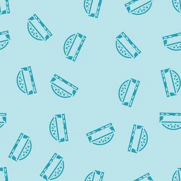 Bowstring bridge glyph vector seamless pattern Illustrazione stock