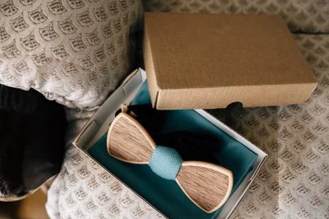 Bowtie in a box Stock Photos