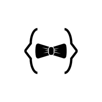 Bowtie code vector design template illustration Stock Illustration