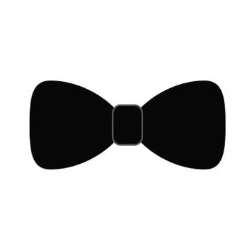 Bowtie or bow icon image vector illustration design black and white Stock Illustration