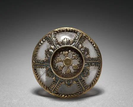 Box, 20th Century. Java. Glass; overall: 3 x 4.6 cm (1 3/16 x 1 13/16 in.). Foto stock