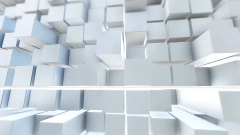 BOX 3D ANIMATION BACKGROUNDS GRAY 4 스톡 동영상 106772884