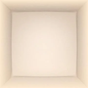 Box 3d top view. Vector illustration. Stock Illustration