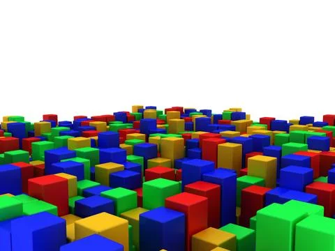 Box abstract background Illustrazione stock