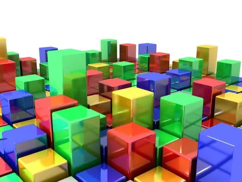 Box abstract background Stock Illustration