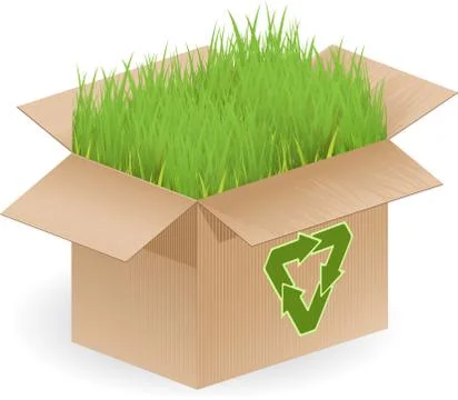 Box and arrow Illustrazione stock