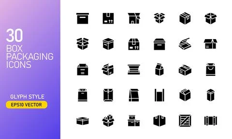 Box and Packaging Illustrazione stock