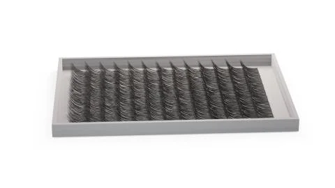 Box with artificial lashes set - eyelash extension. 3d illustration Stock Illustration
