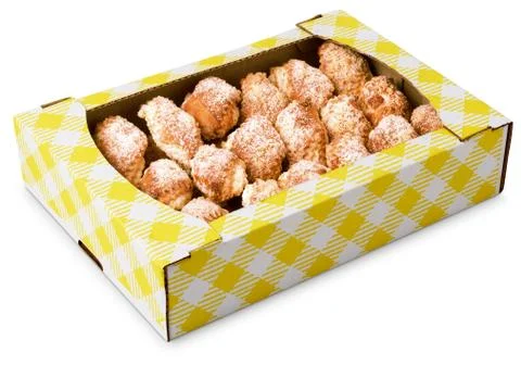 Box of biscuits Stock Photos