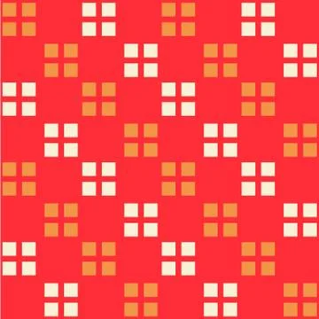 Box to box seamless pattern Illustrazione stock