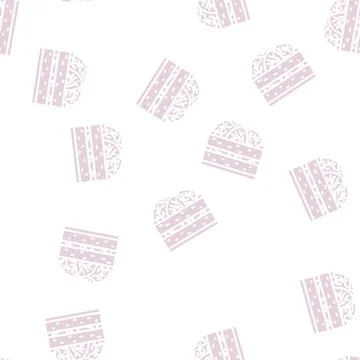 Box cabbage glyph vector seamless pattern Ilustración de archivo