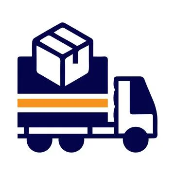 Box, car, delivery box, gift box, shipping box icon Stock Illustration