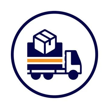 Box, car, delivery box, gift box, shipping box icon Stock Illustration