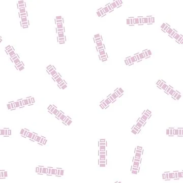 Box chain glyph seamless pattern Stock Illustration