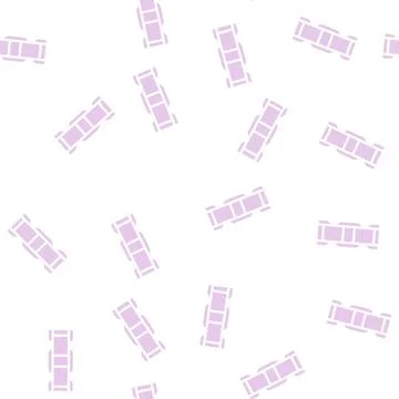 Box chain glyph vector seamless pattern Stock Illustration