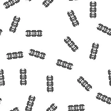 Box chain vector seamless pattern Illustrazione stock