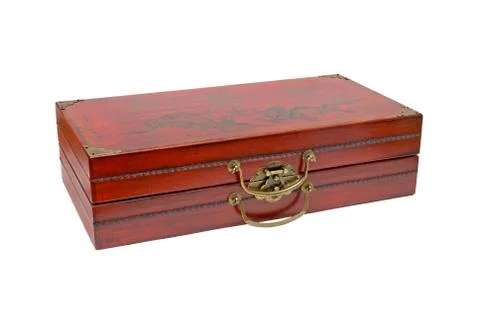 Box with a chess Stock Photos