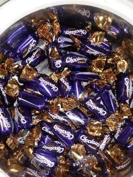 Box of chocolate Stock Photos