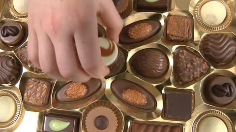 Box of Chocolates Stock Footage 22665117