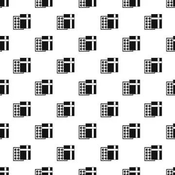 Box with chocolates pattern vector 스톡 일러스트