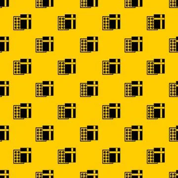 Box with chocolates pattern vector Stock Illustration