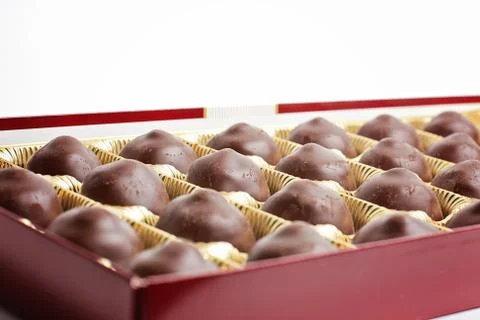 Box of chocolates Foto stock