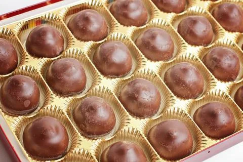 Box of chocolates Foto stock