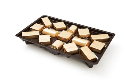 Box of chocolates Stock Photos