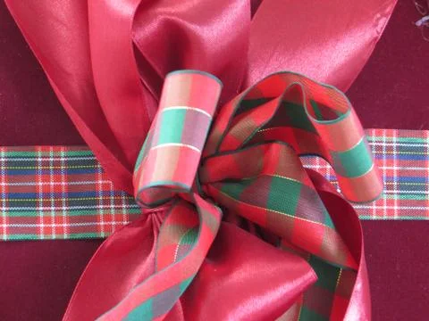 Box of Christmas present. Foto stock