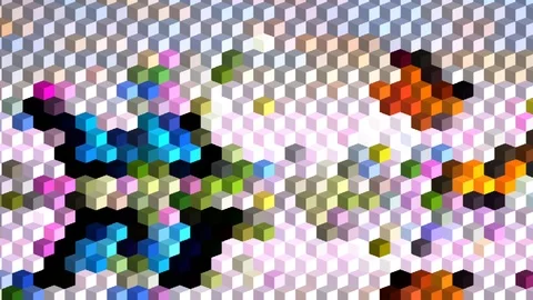 Box colorful Stock Footage 125299431