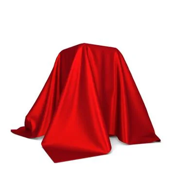 Box covered with cloth Stock Illustration