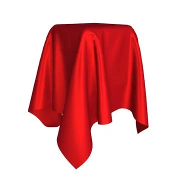 Box covered with cloth Stock Illustration