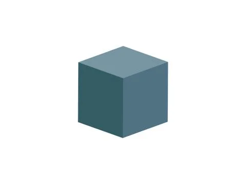 Box, cube, 3D, icon. Vector illustration, design. Stock Illustration