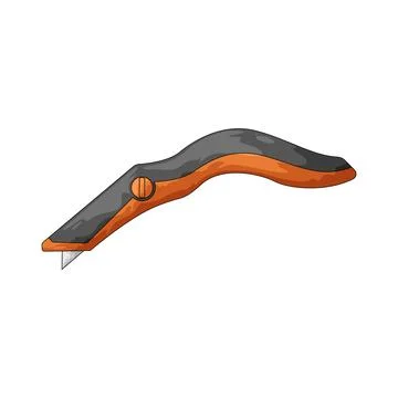 Box cutter illustration Stock Illustration