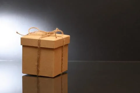 Box On Dark Stock Photos