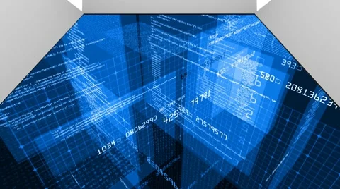 Box Of Data Code Technology Stock Footage 9868013