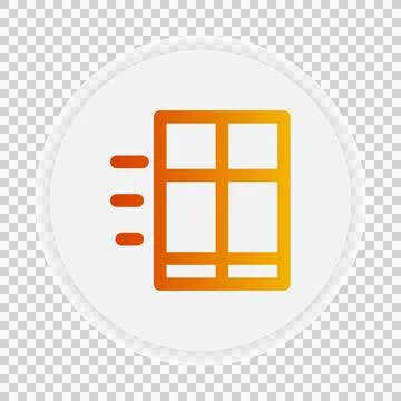 Box delivery outline icon. with gradient color suitable for ecommerce. 스톡 일러스트