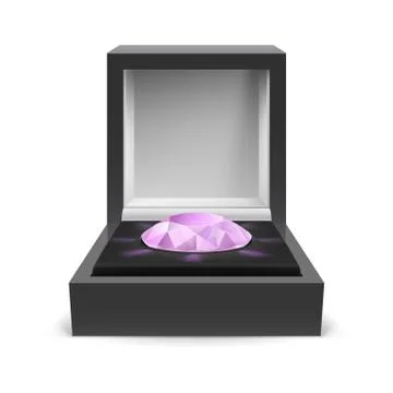 Box for diamond Stock Illustration