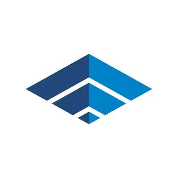 Box Diamond Shape Logo Template Illustration Design Vector Stock Illustration