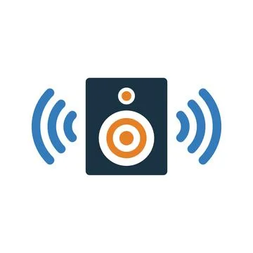 Box, electrical, loudspeaker icon. Simple editable vector graphics. Stock Illustration