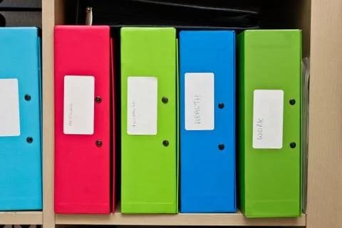 Box files Stock Photos